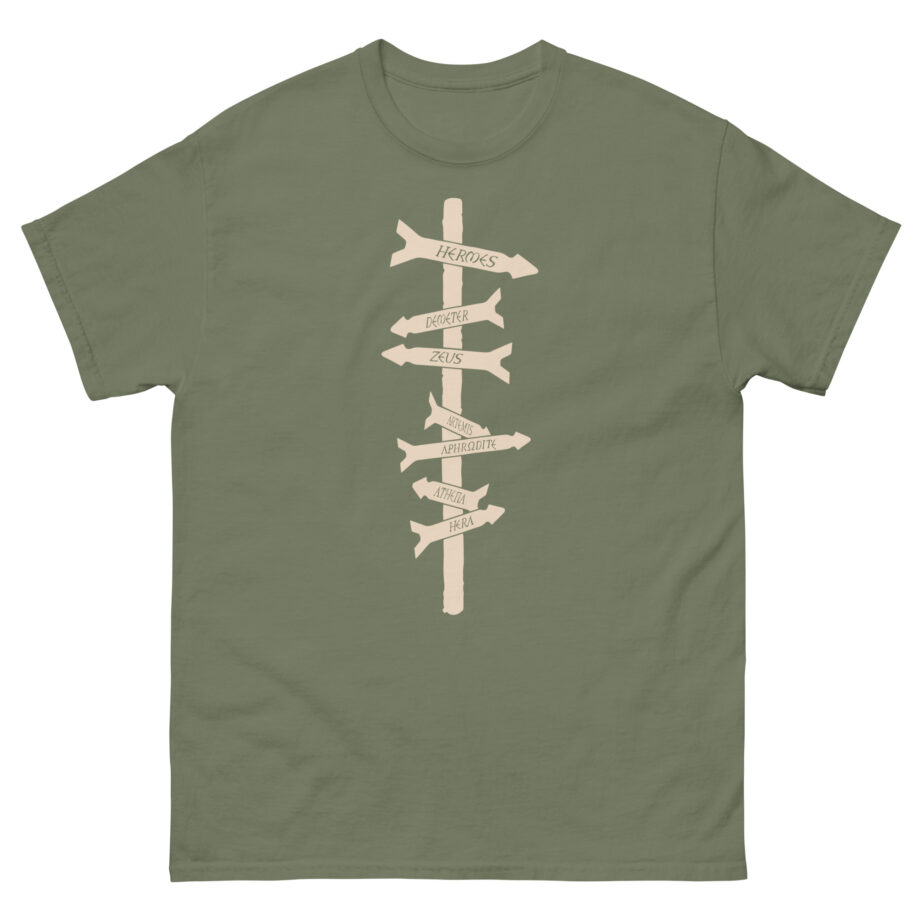 Percy Jackson and the Olympians Camp Signs Unisex classic tee