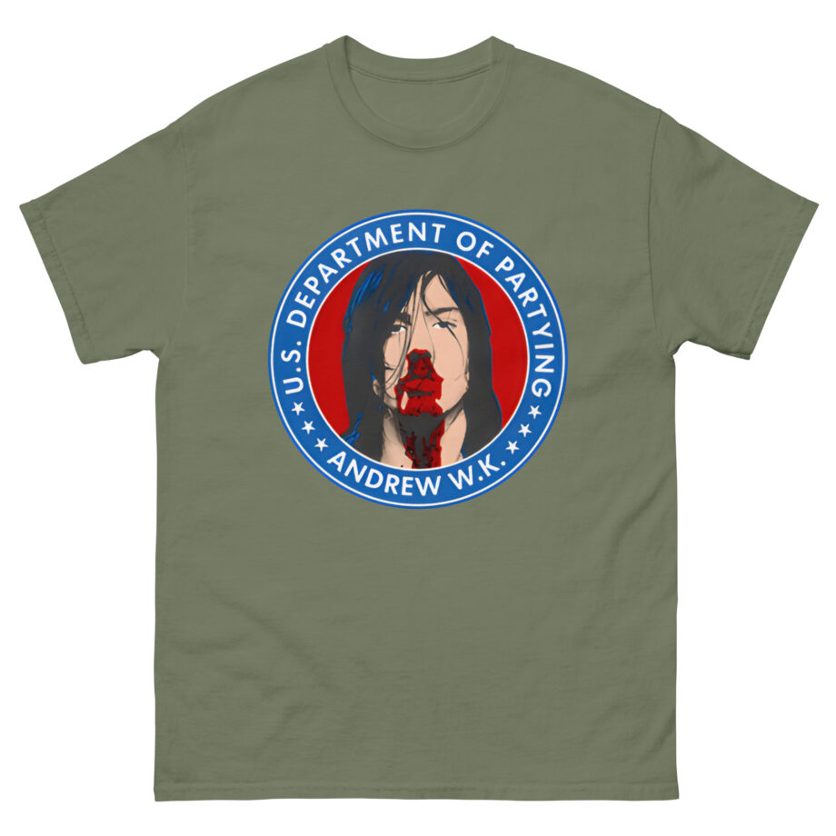 Andrew Wk Us Dept of Partying Unisex classic tee