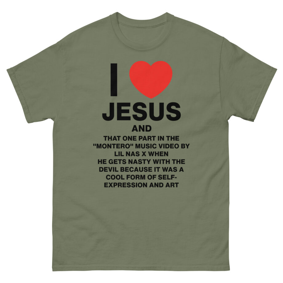 Lil Nas X I Love Jesus and Montero Unisex classic tee