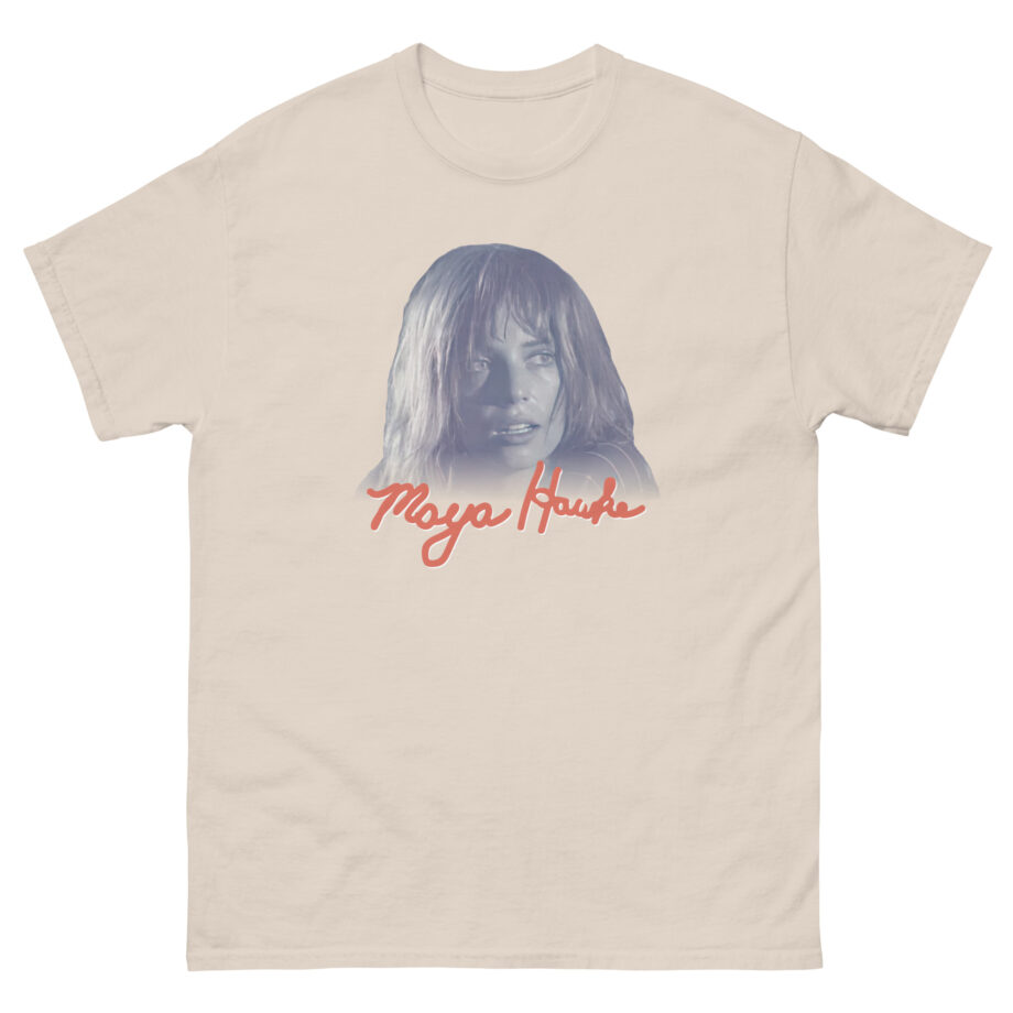 Maya Hawke Face White Mist Unisex classic tee
