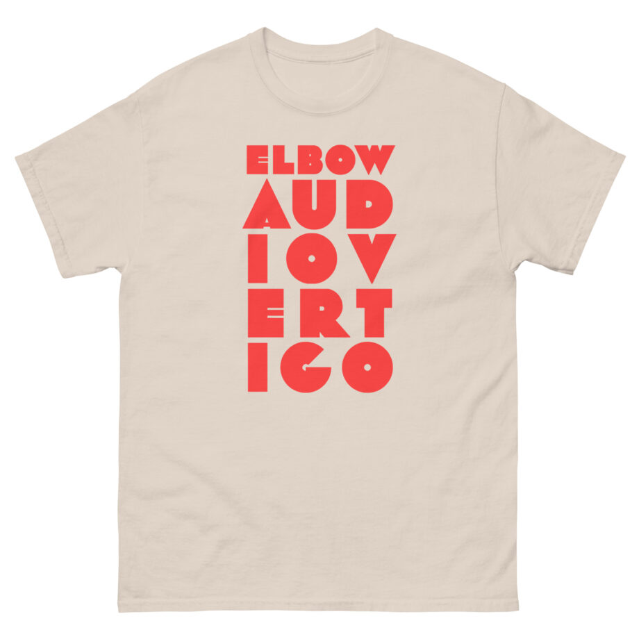 Elbow Audio Vertigo Stacked Logo Unisex classic tee