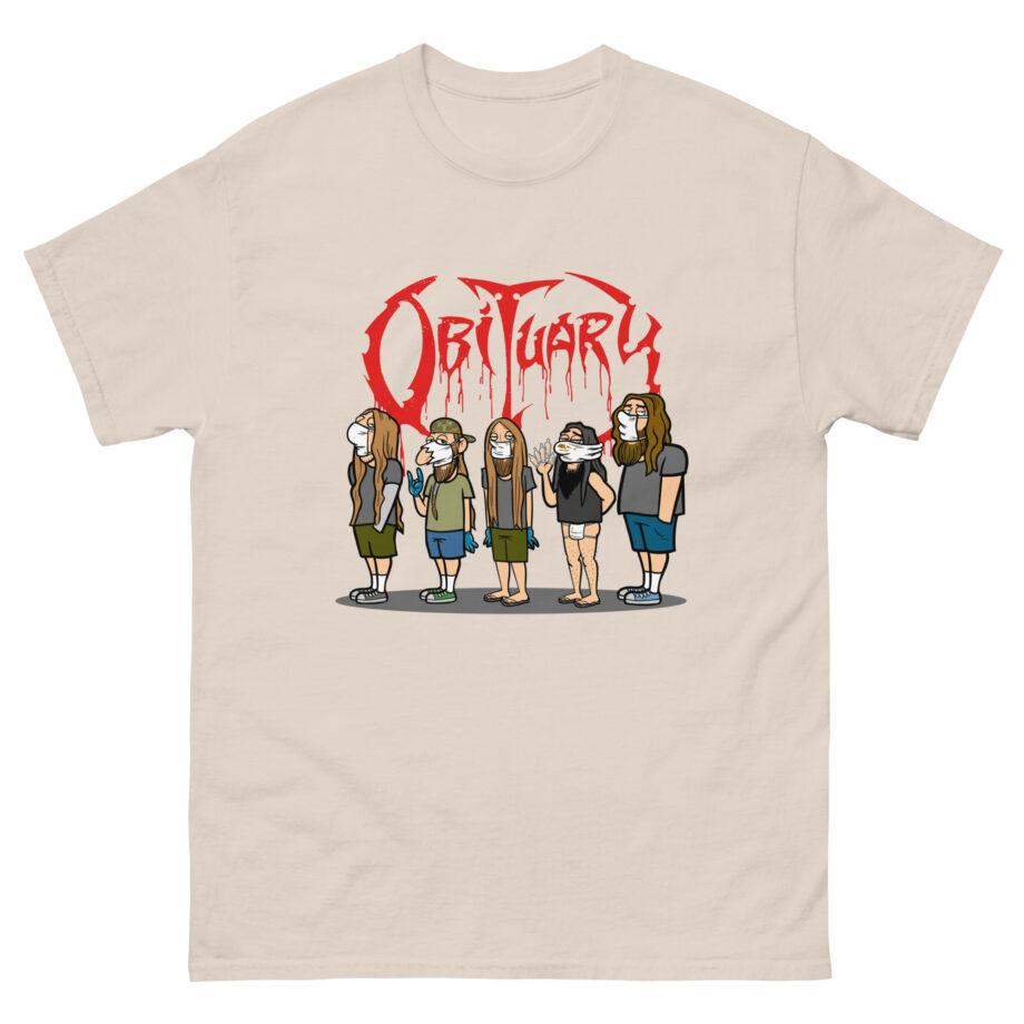 Obituary Stay Safe Unisex classic tee