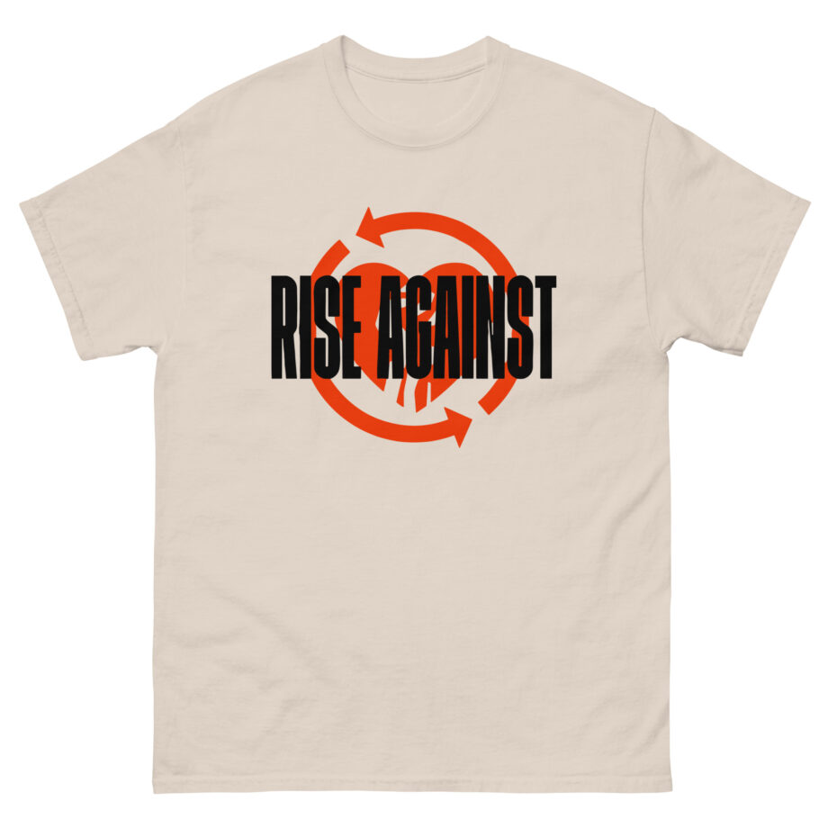Rise Against Red Heartfist Label Unisex classic tee