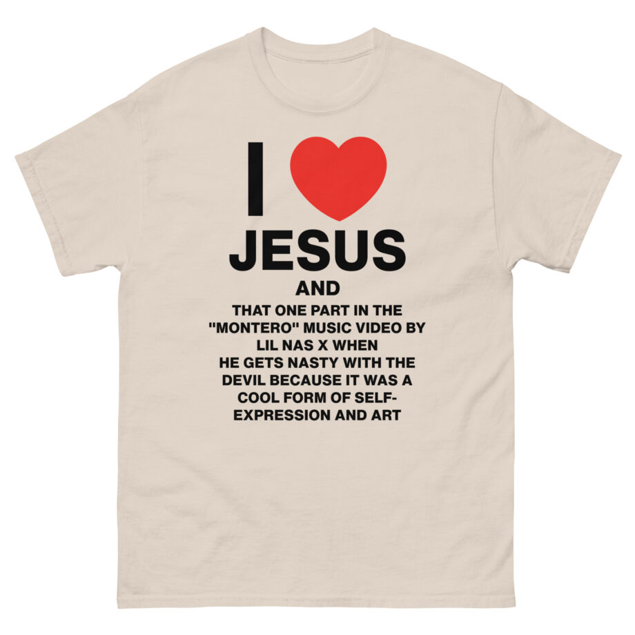 Lil Nas X I Love Jesus and Montero Unisex classic tee