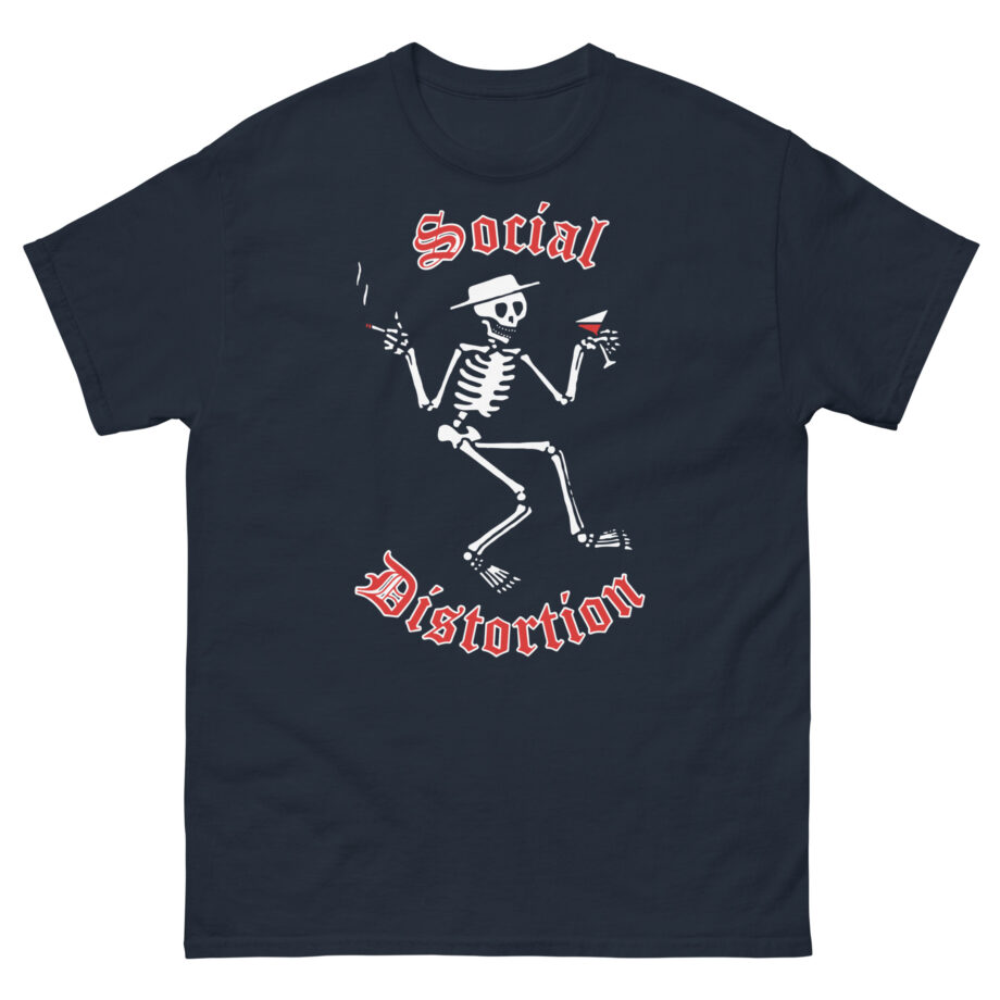 Distortion Skeleton Logo Unisex classic tee