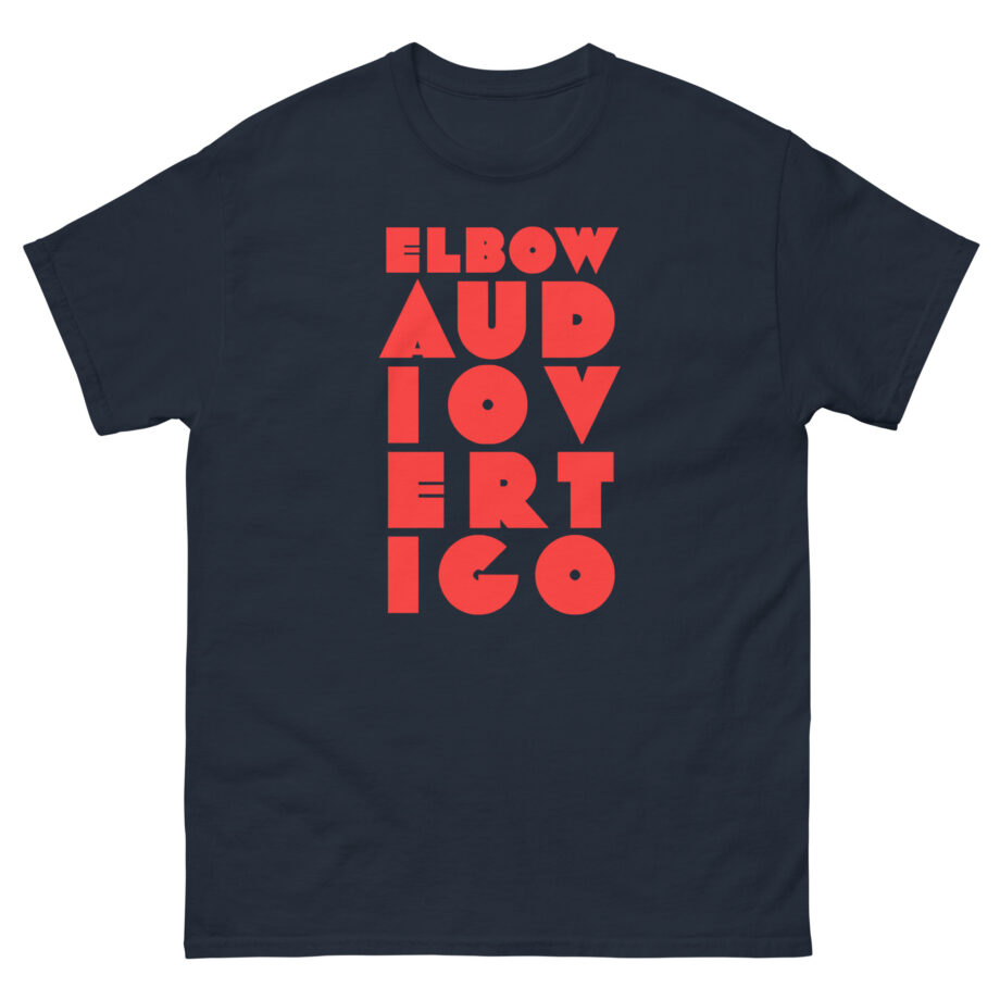 Elbow Audio Vertigo Stacked Logo Unisex classic tee