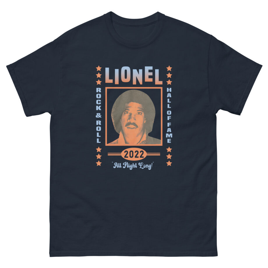 Lionel Richie Rock and Roll Hall of Fame All Night Unisex classic tee