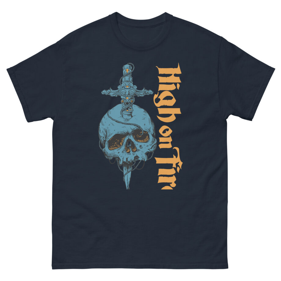 High on Fire Skull Knife Unisex classic tee