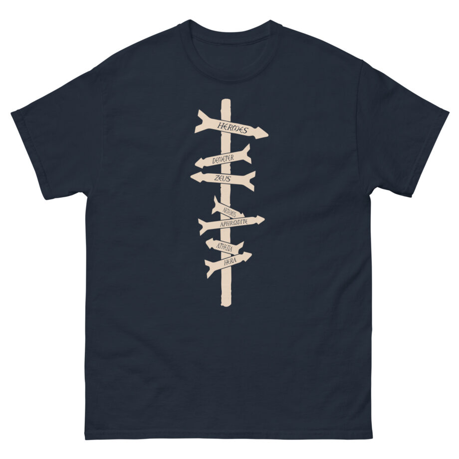 Percy Jackson and the Olympians Camp Signs Unisex classic tee