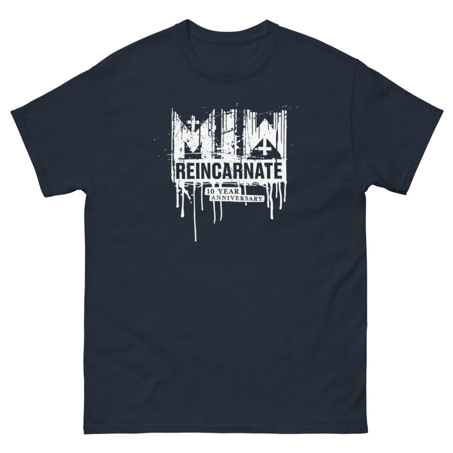 Motionless in White Reincarnate 10 Year Drip Logo Unisex classic tee