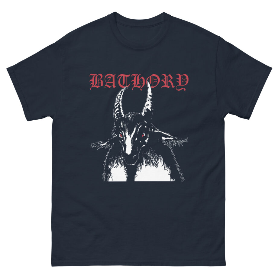 Bathory Goat Red Logo Unisex classic tee