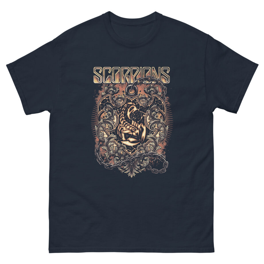 Scorpions Crest in Chains Unisex classic tee