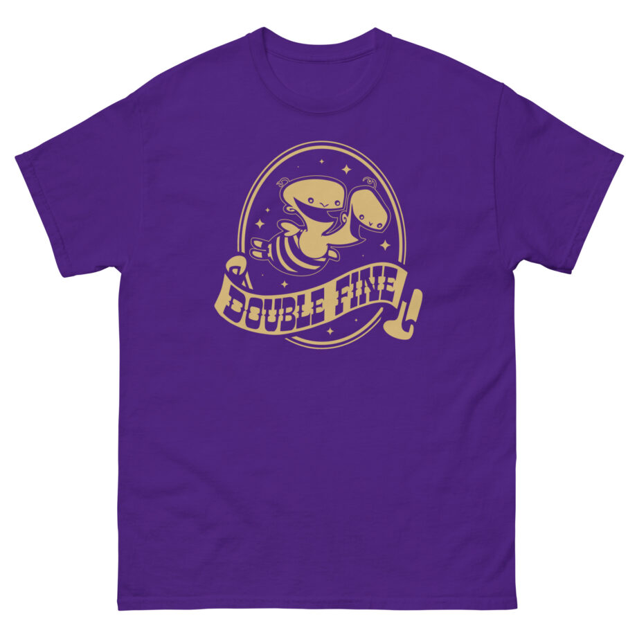 Double Fine Golden Two-headed Baby Unisex classic tee