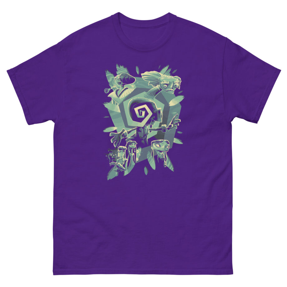Double Fine Psychodelic Cast Unisex classic tee