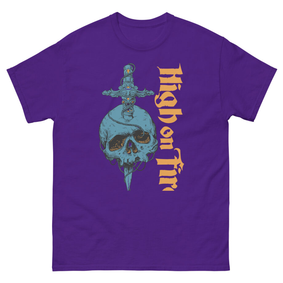 High on Fire Skull Knife Unisex classic tee