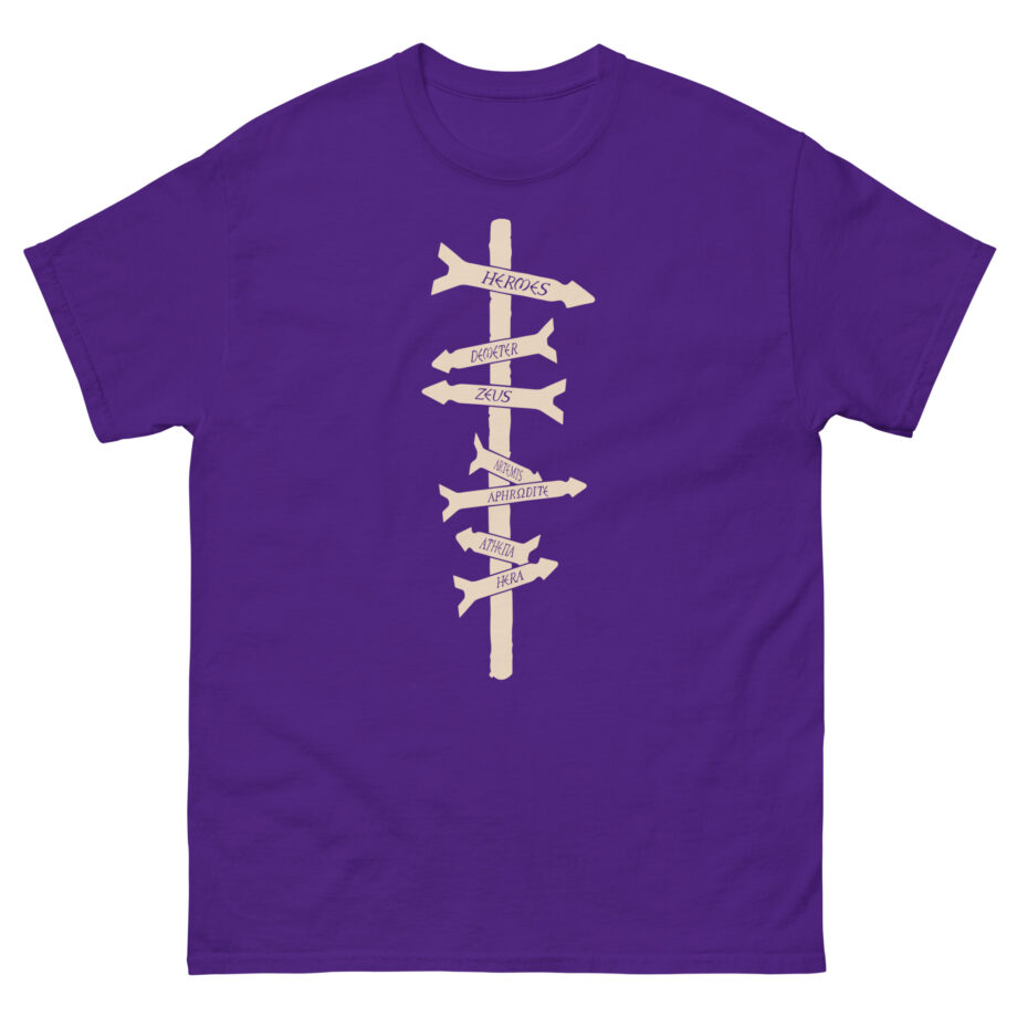 Percy Jackson and the Olympians Camp Signs Unisex classic tee