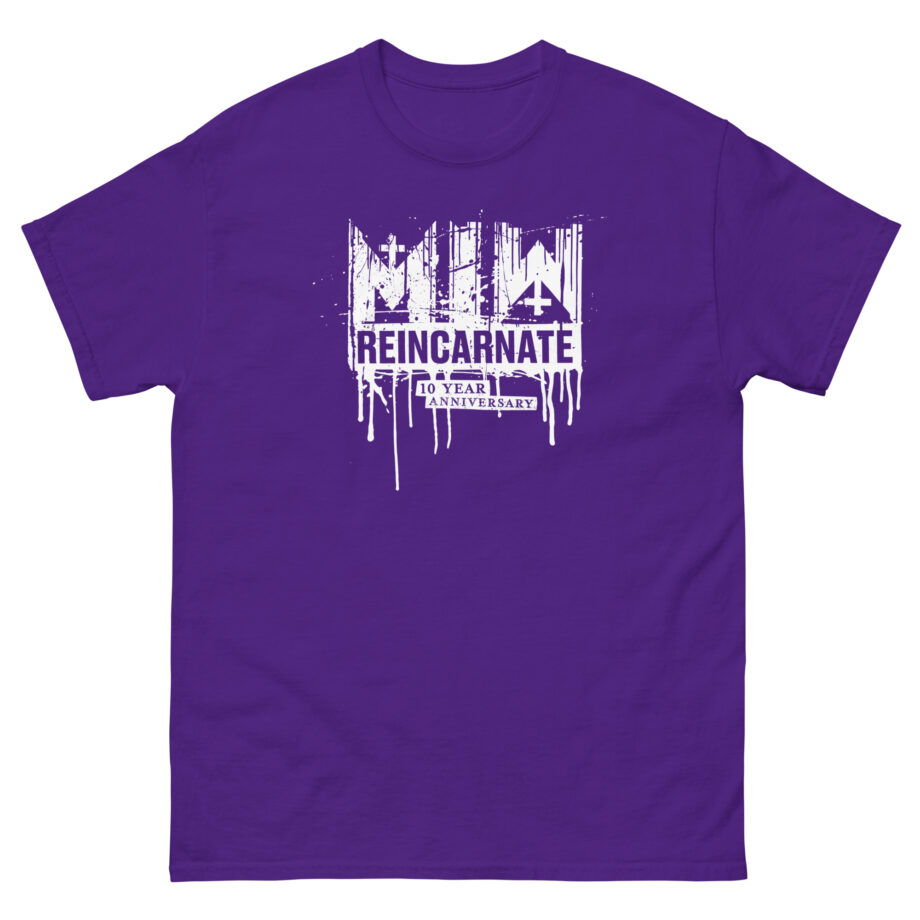 Motionless in White Reincarnate 10 Year Drip Logo Unisex classic tee