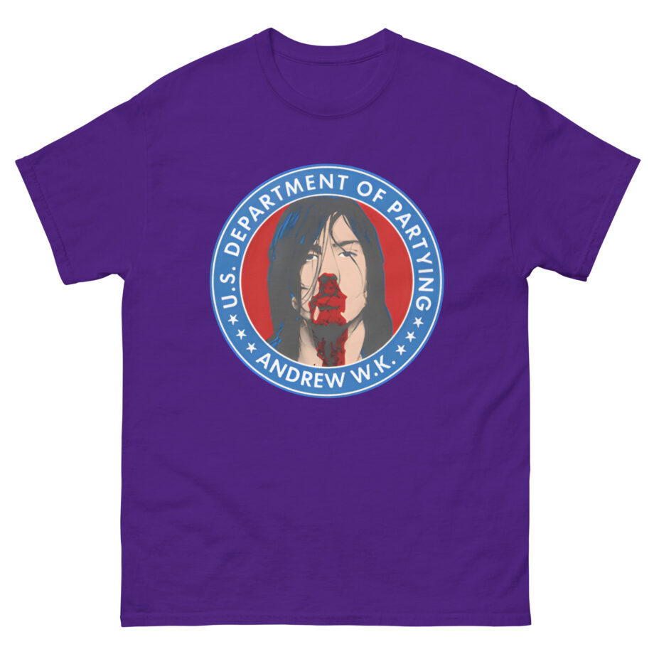 Andrew Wk Us Dept of Partying Unisex classic tee