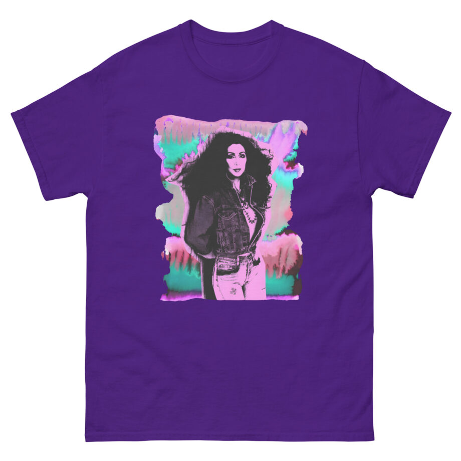 Cher Psychedelic Distressed Unisex classic tee