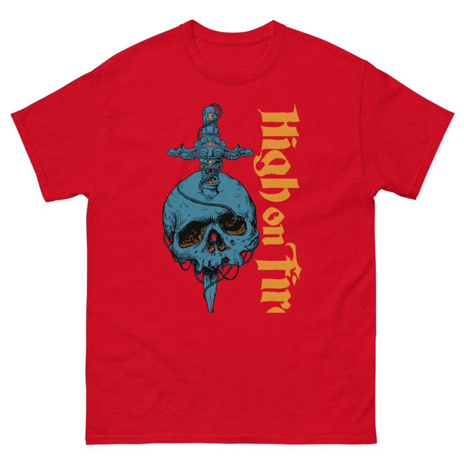 High on Fire Skull Knife Unisex classic tee