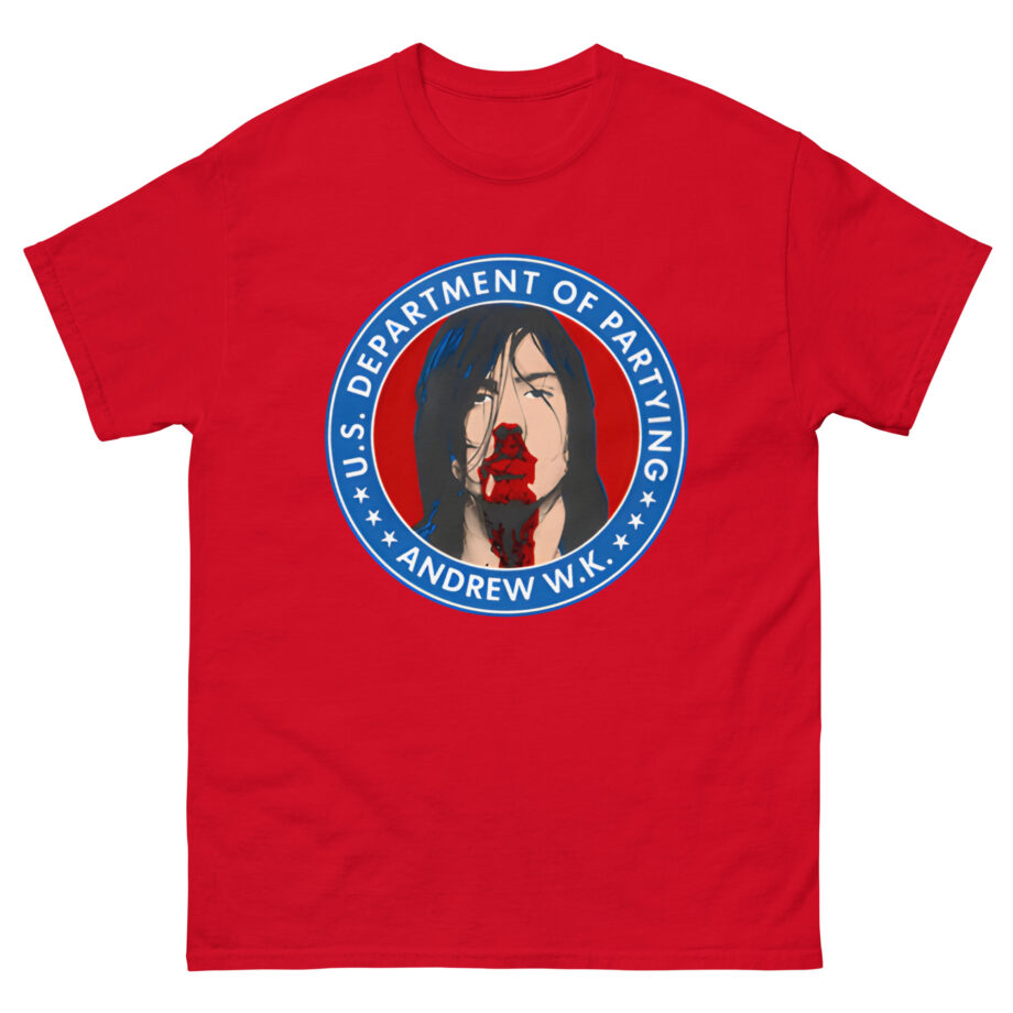 Andrew Wk Us Dept of Partying Unisex classic tee