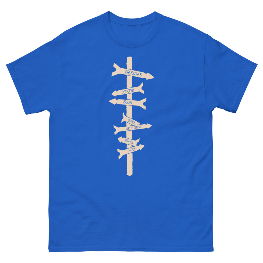 Percy Jackson and the Olympians Camp Signs Unisex classic tee