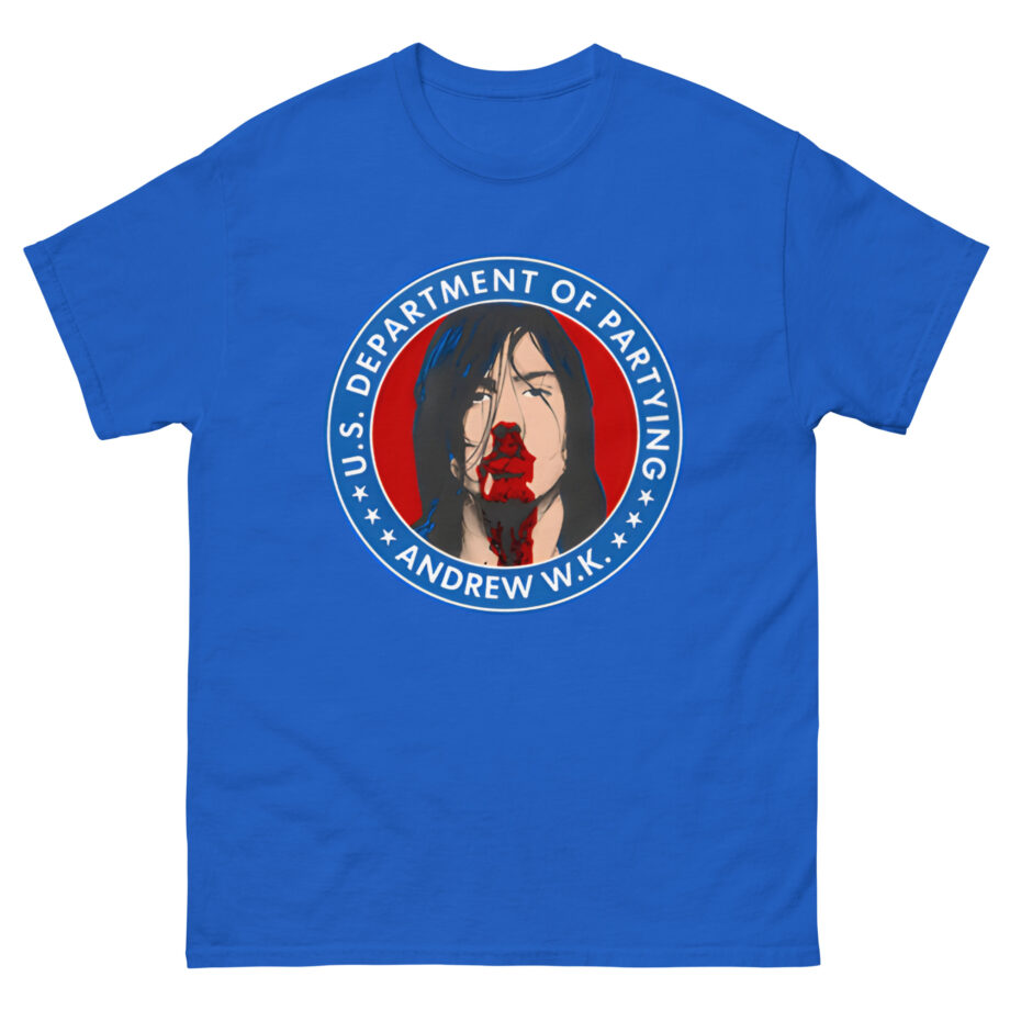 Andrew Wk Us Dept of Partying Unisex classic tee