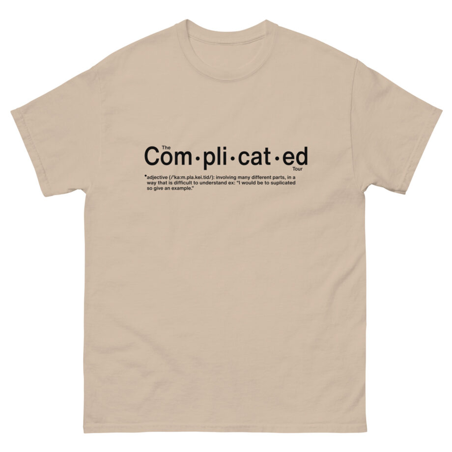 Joshua Bassett Complicated Definition Unisex classic tee