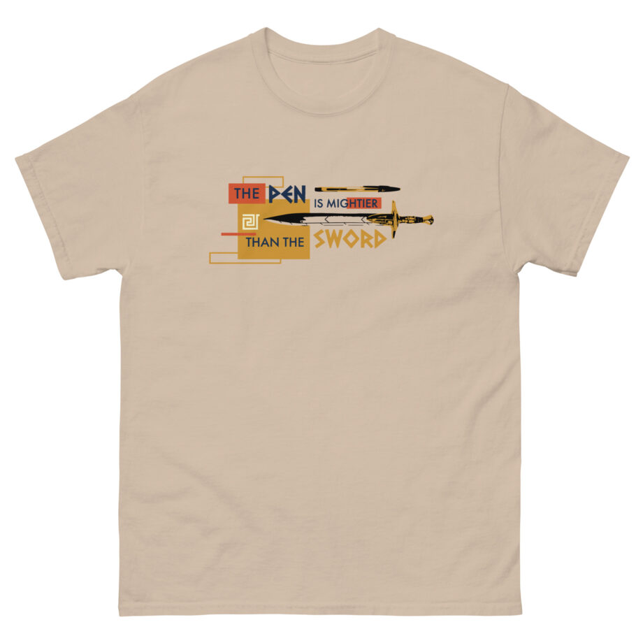 Percy Jackson Pen Mightier Than Sword Unisex classic tee