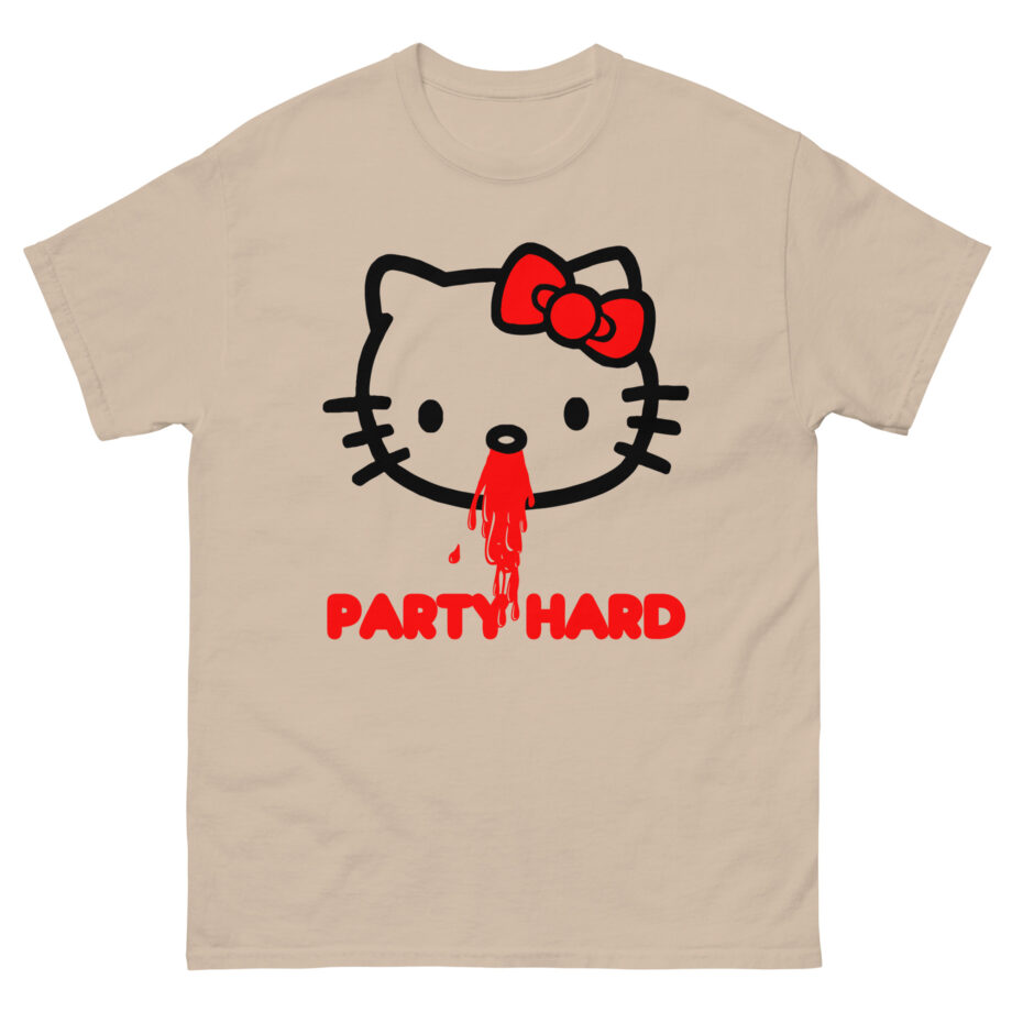 Andrew Wk Hello Party Kitty Parody Unisex classic tee