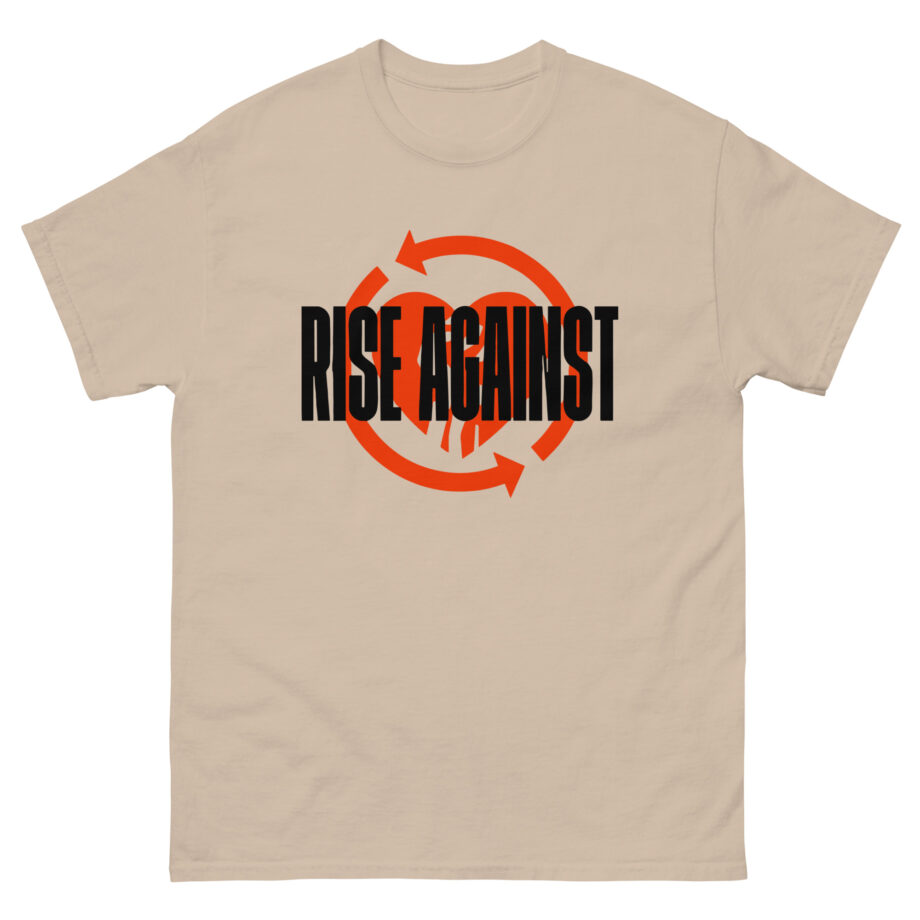 Rise Against Red Heartfist Label Unisex classic tee