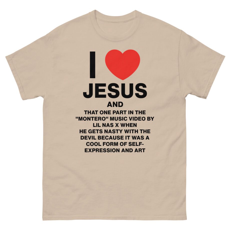 Lil Nas X I Love Jesus and Montero Unisex classic tee