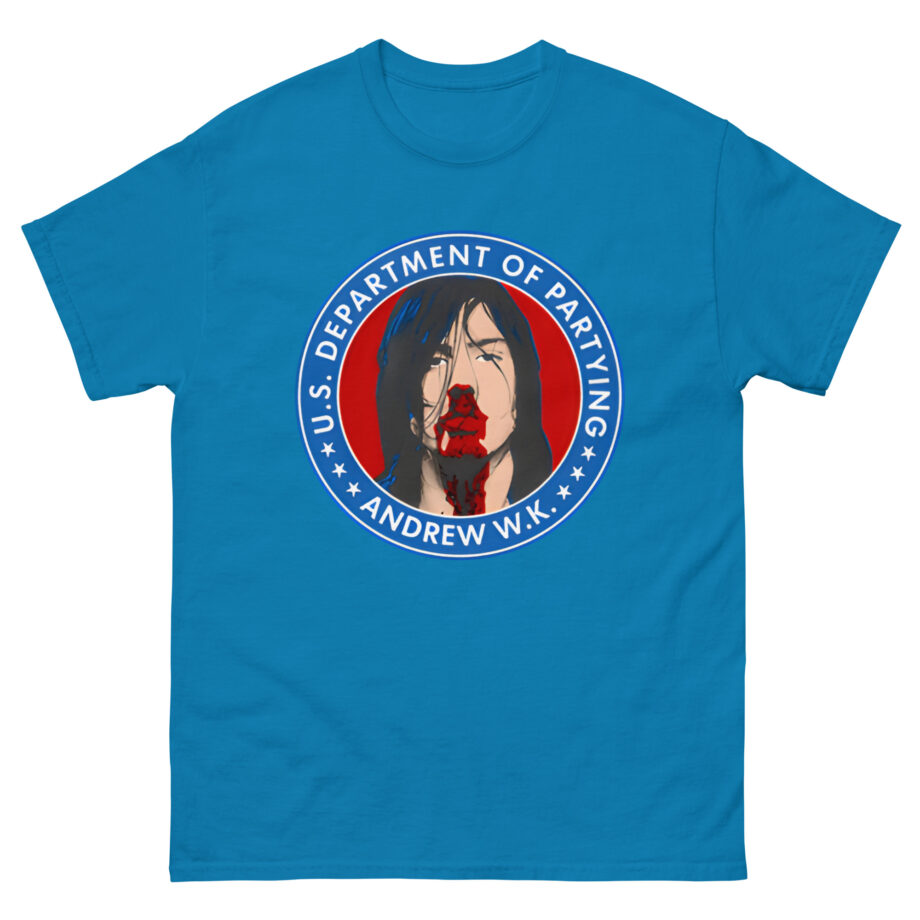 Andrew Wk Us Dept of Partying Unisex classic tee