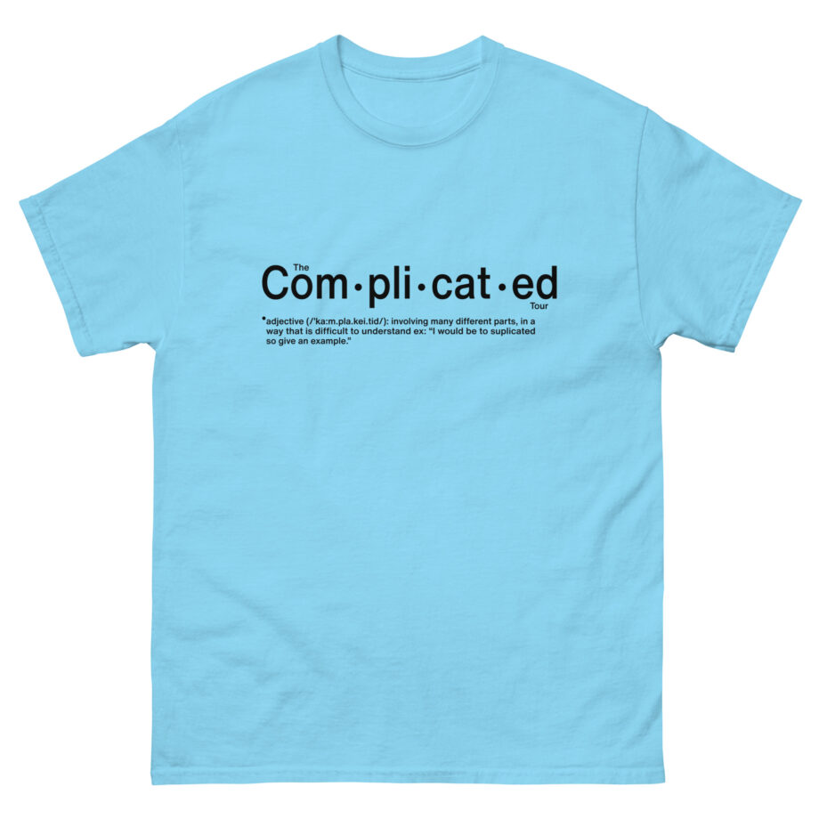 Joshua Bassett Complicated Definition Unisex classic tee