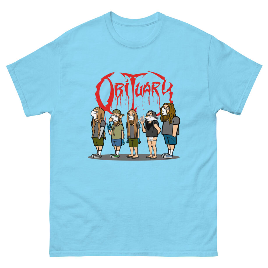 Obituary Stay Safe Unisex classic tee