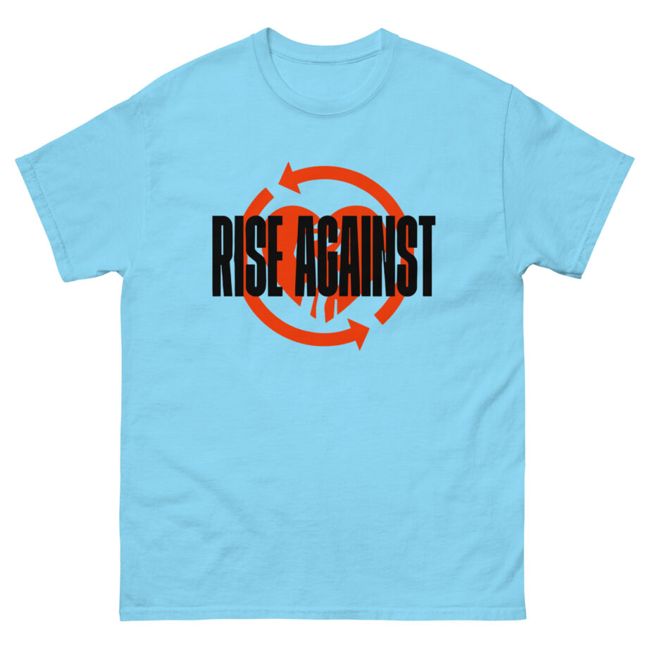 Rise Against Red Heartfist Label Unisex classic tee