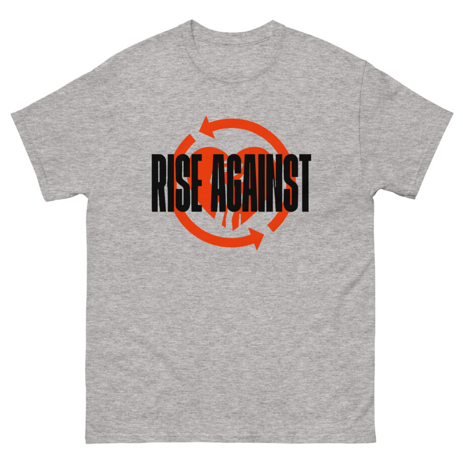 Rise Against Red Heartfist Label Unisex classic tee