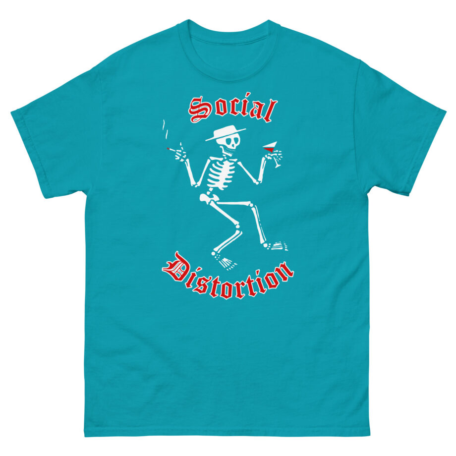 Distortion Skeleton Logo Unisex classic tee