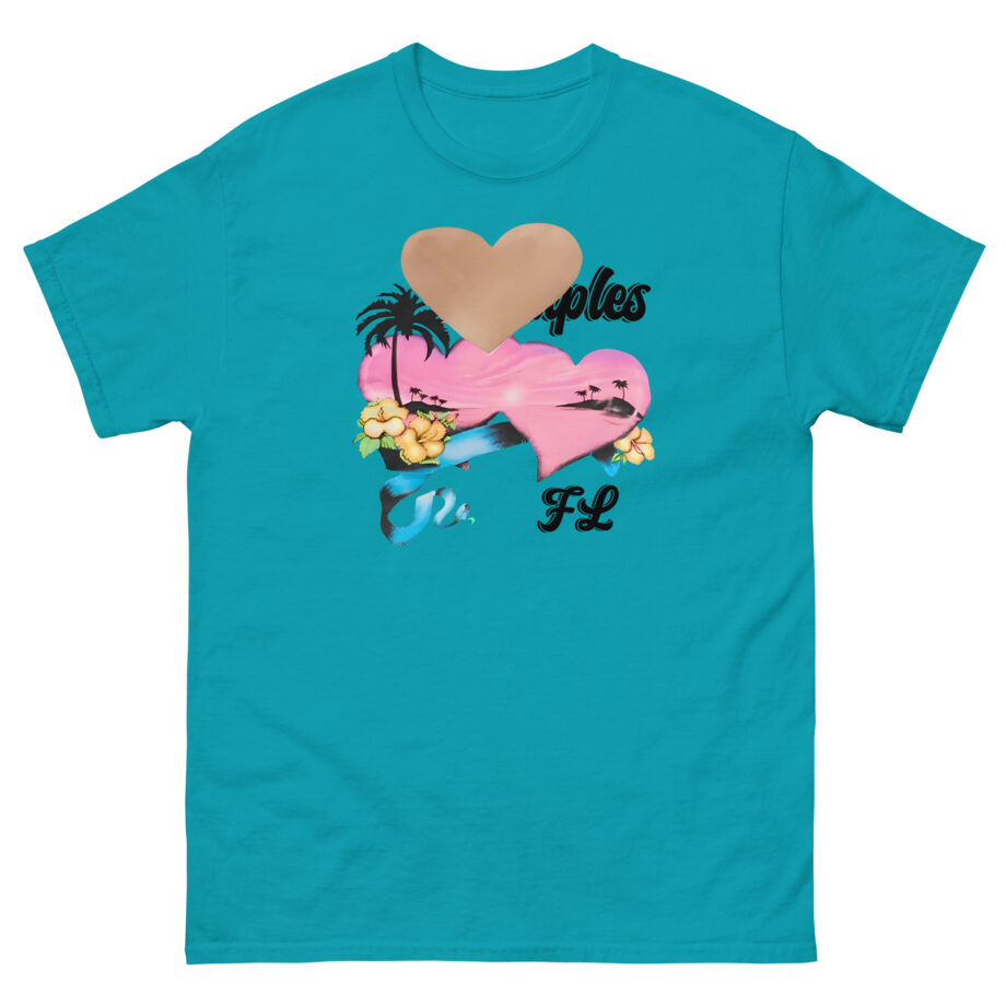 Charli XCX Naples Fl Heart Cut Out Unisex classic tee