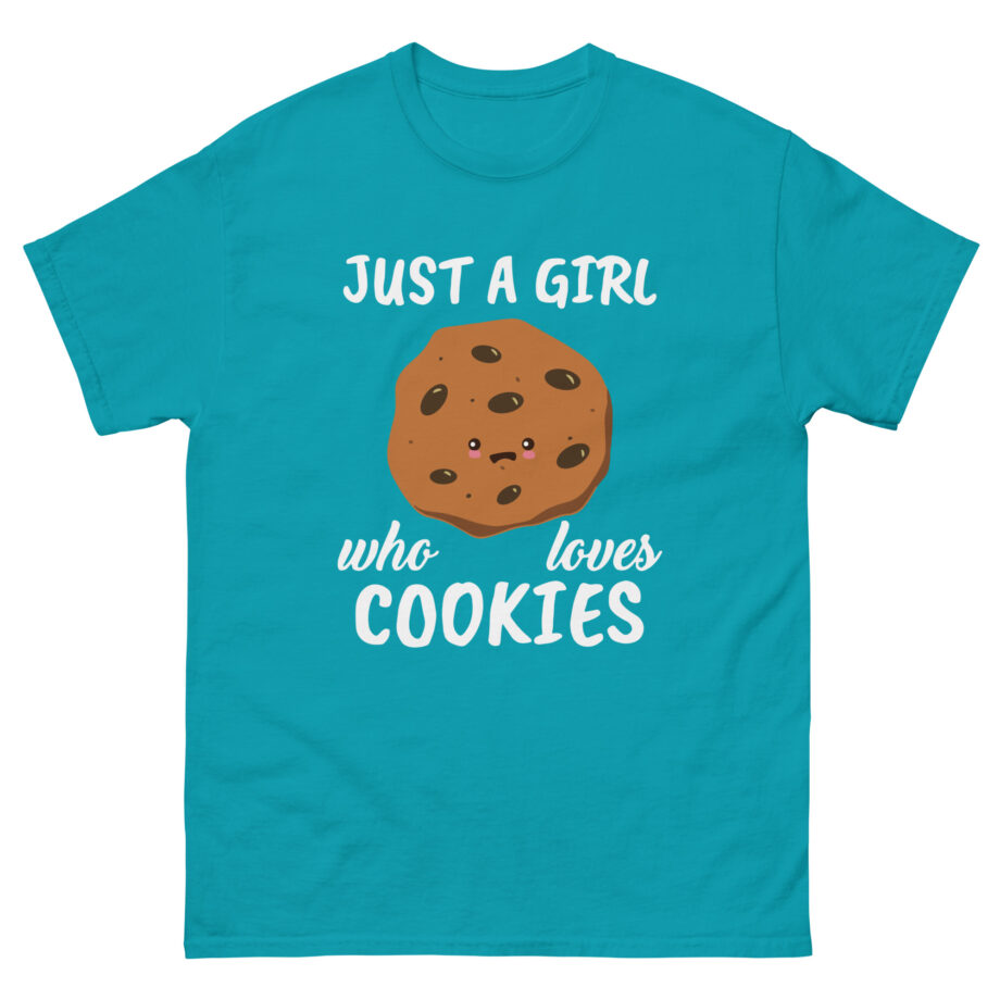 Cookieswirlc Just a Girl Who Loves Cookies Unisex classic tee
