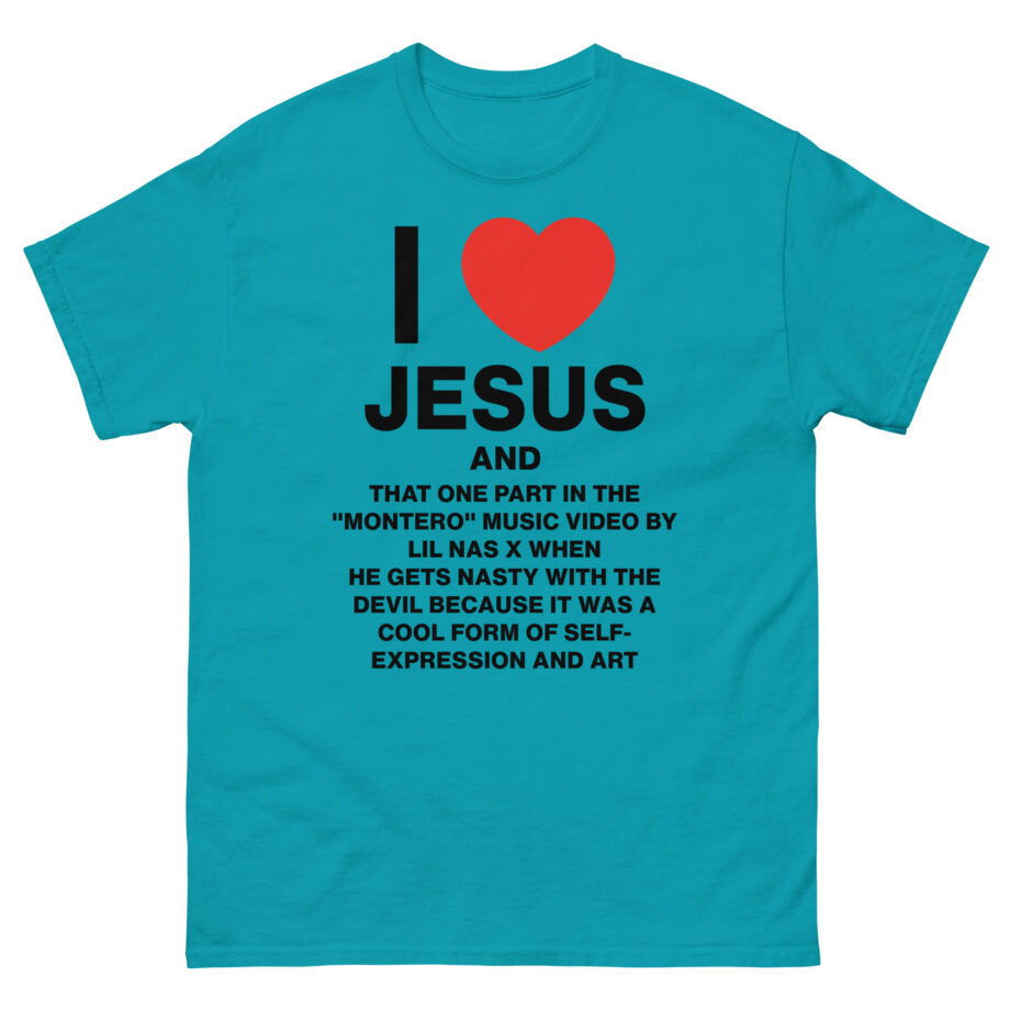Lil Nas X I Love Jesus and Montero Unisex classic tee