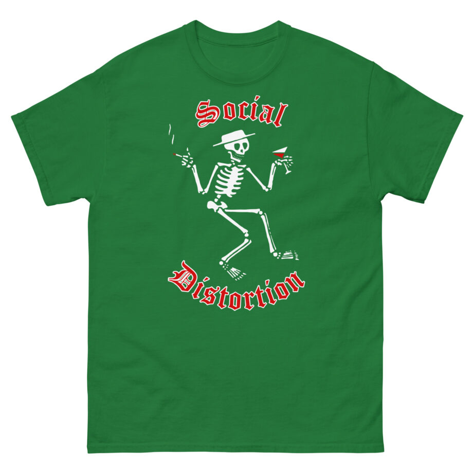 Distortion Skeleton Logo Unisex classic tee