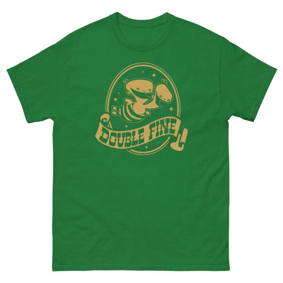 Double Fine Golden Two-headed Baby Unisex classic tee