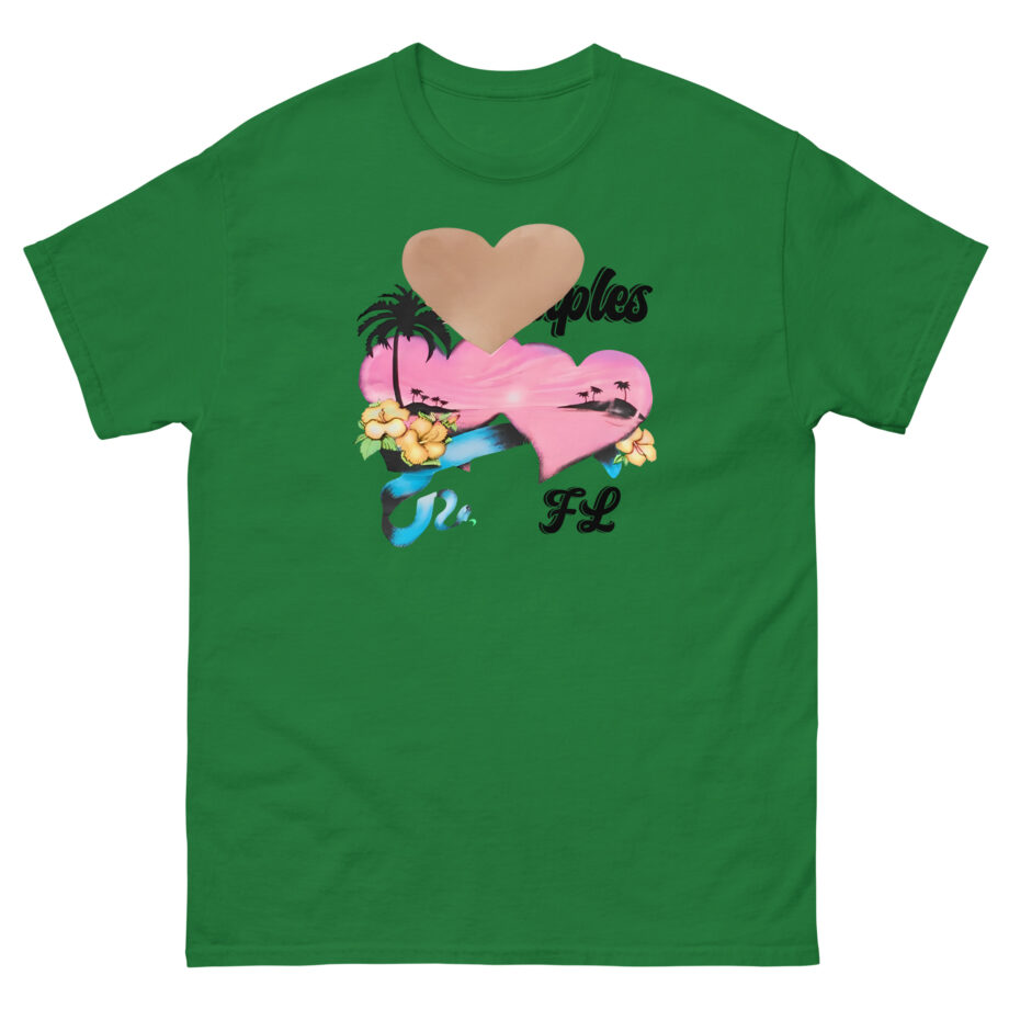 Charli XCX Naples Fl Heart Cut Out Unisex classic tee