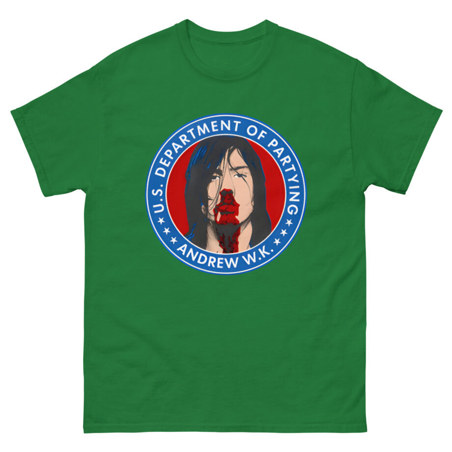 Andrew Wk Us Dept of Partying Unisex classic tee