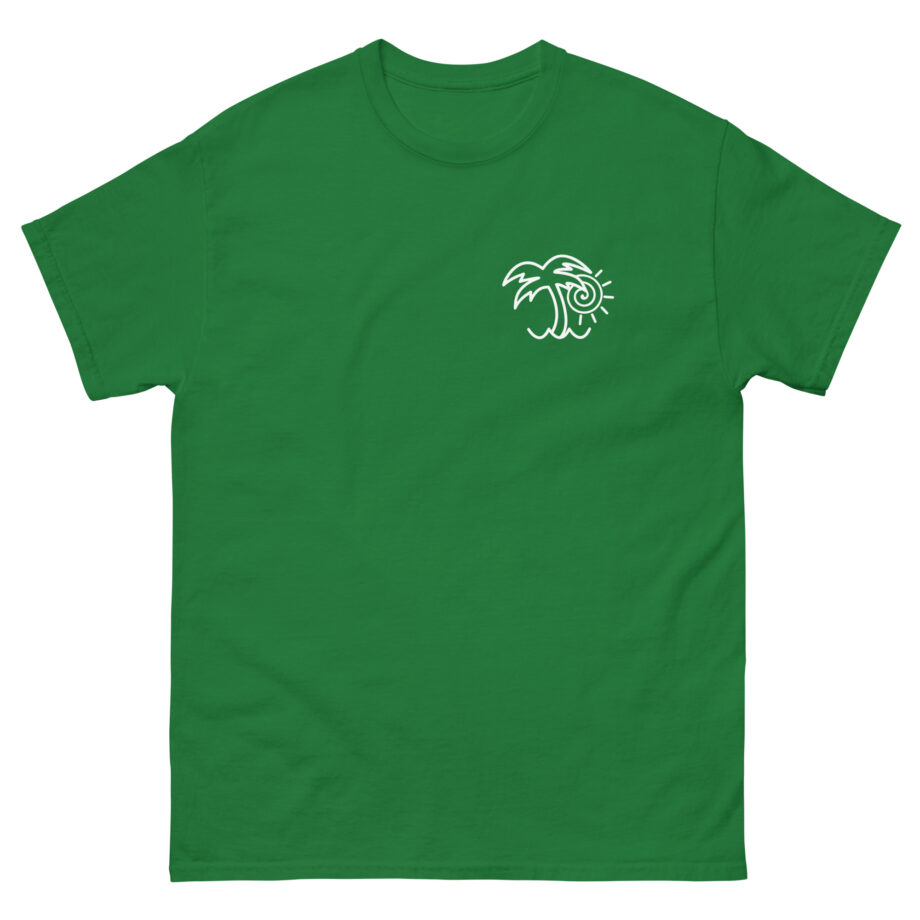 Chon Palm Tree Blue Dip Dye Unisex classic tee