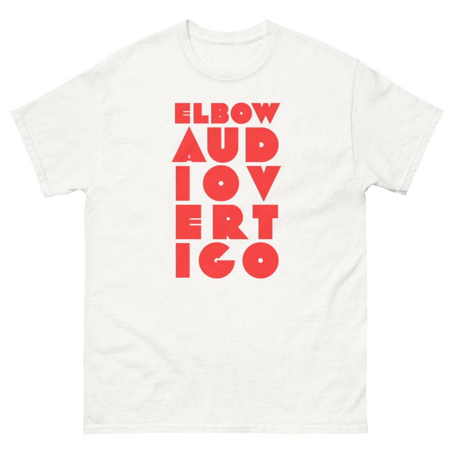 Elbow Audio Vertigo Stacked Logo Unisex classic tee