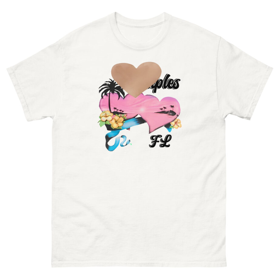 Charli XCX Naples Fl Heart Cut Out Unisex classic tee