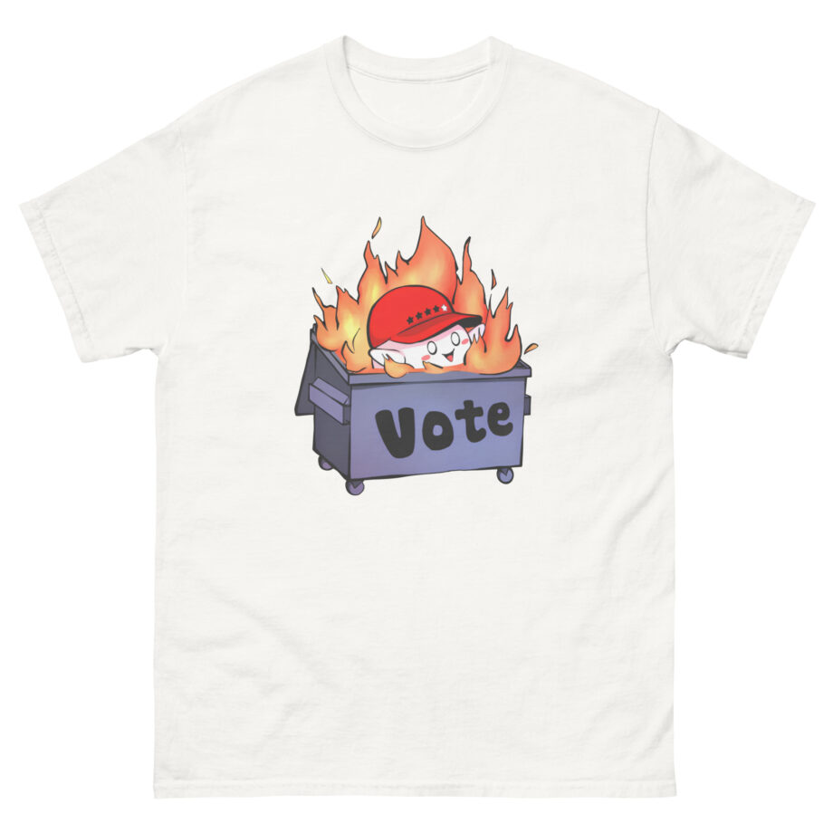 Mister Metokur Dumpster Fire Vote Unisex classic tee