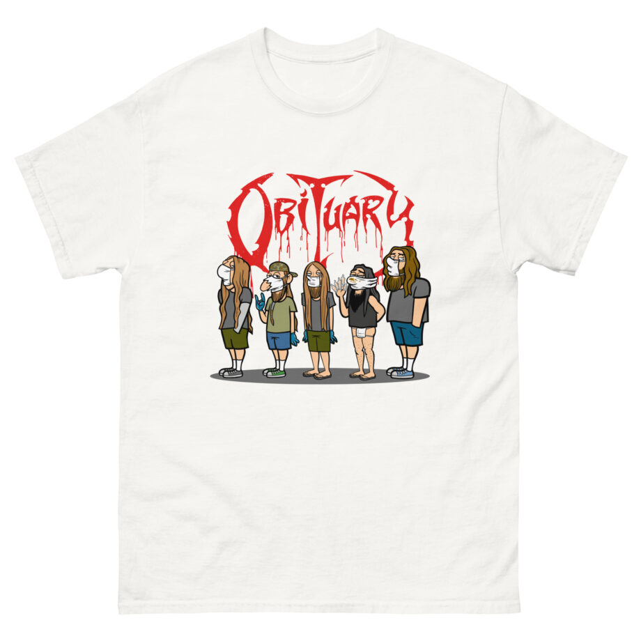 Obituary Stay Safe Unisex classic tee
